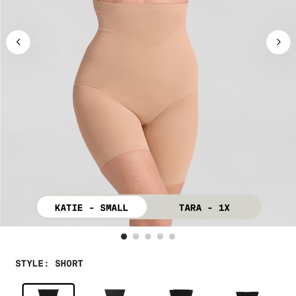 Honeylove High-Waisted Shorts - Nude